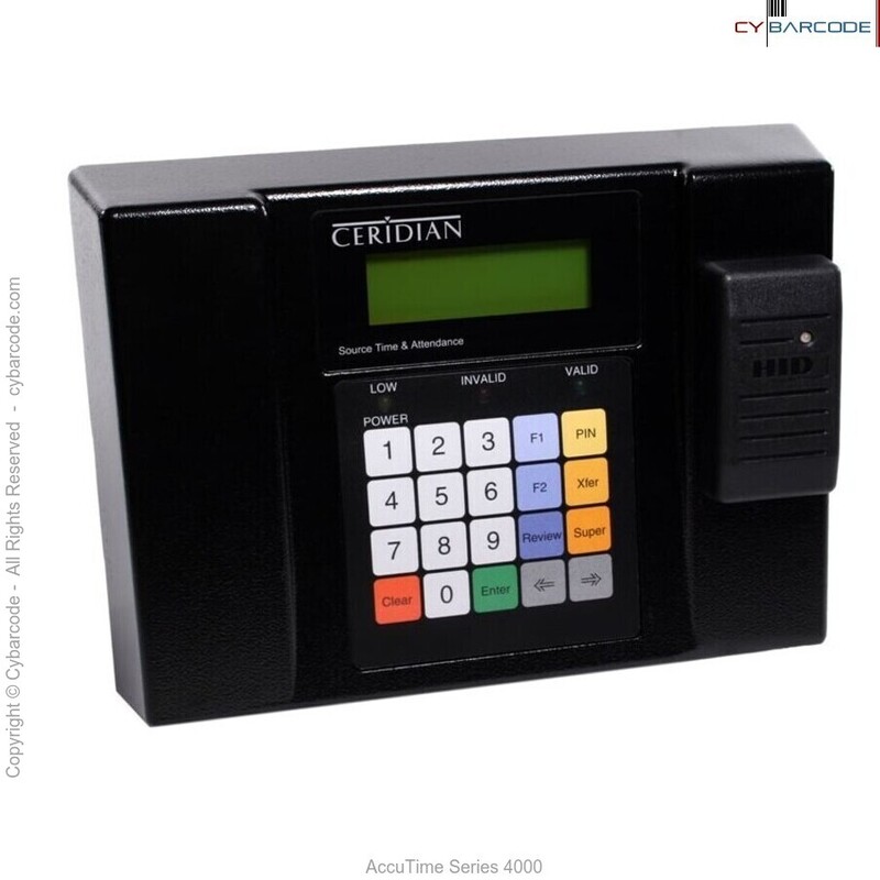 AccuTime Series 4000 Cybarcode, Inc.