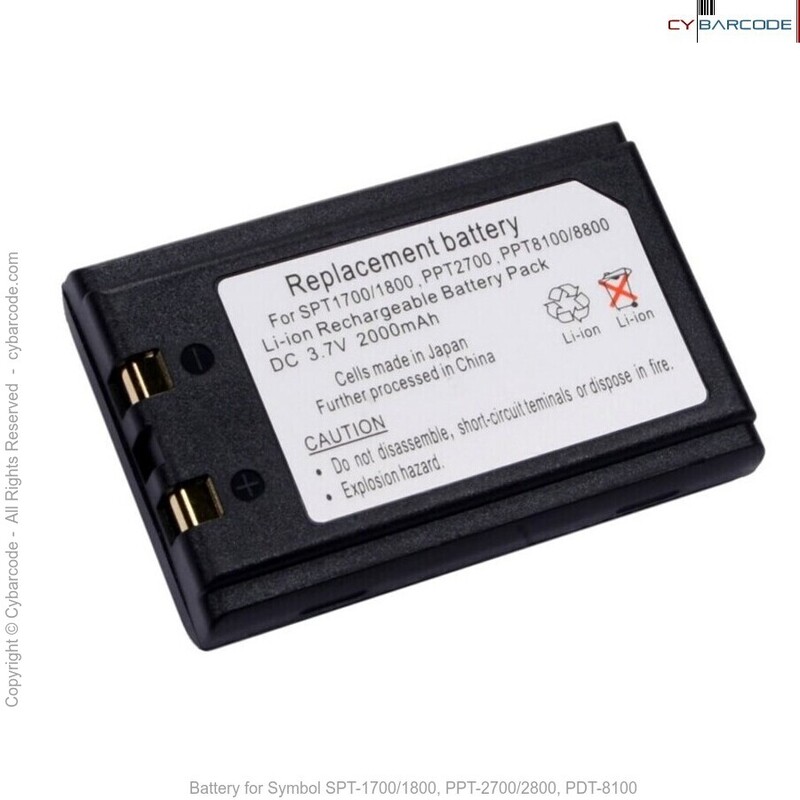 Symbol Li-ion Battery for SPT 1700 1800 PPT 2700 2800
